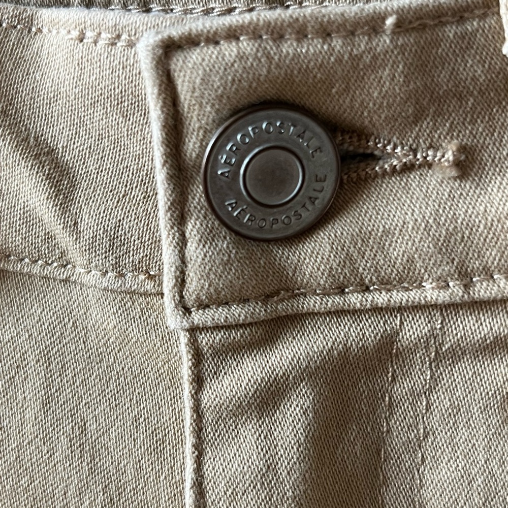 Aeropostale Stretchy High-Rise Legging Jeans | Size 0 | Beige - Picture 6 of 7